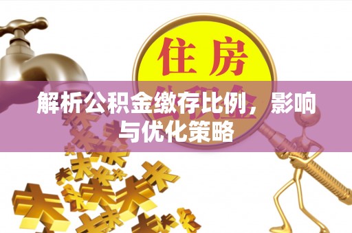六盘水解析公积金缴存比例，影响与优化策略